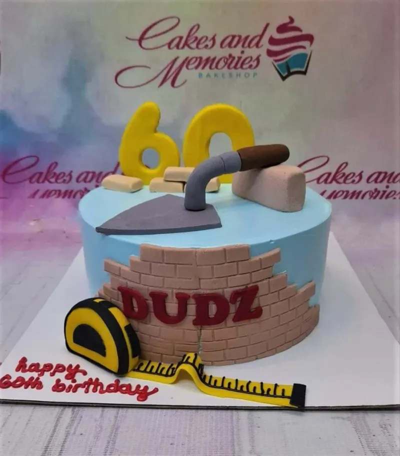 Construction Birthday Engineer Cake Design
