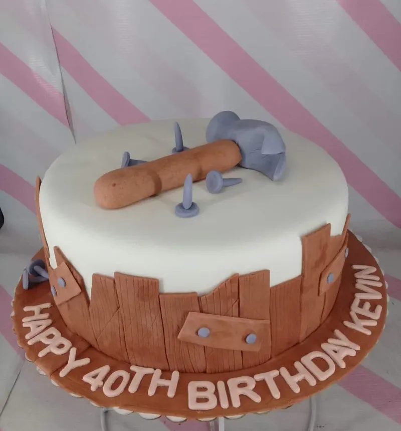 Construction Birthday Engineer Cake Design