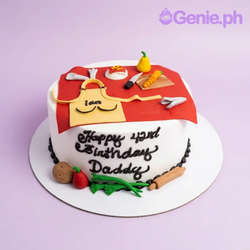 Cooking Dad Chef Cake Design