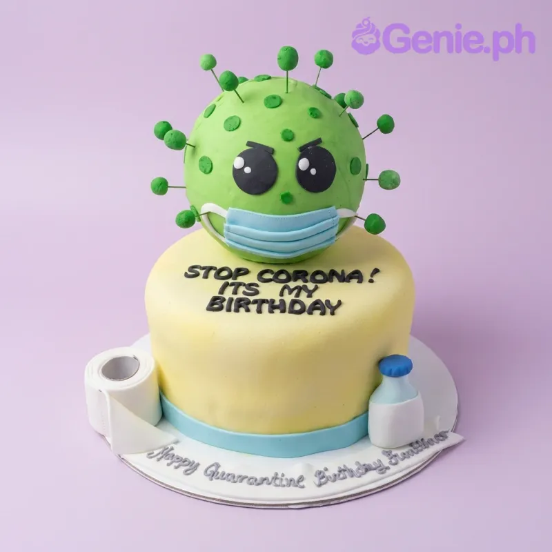 Corona Virus Quarantine Cake Design