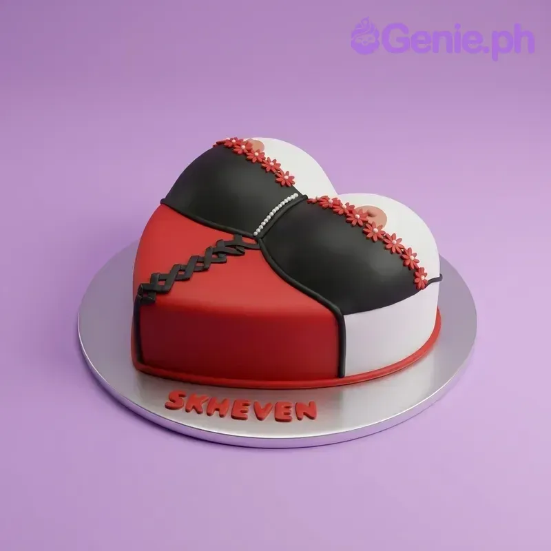 Corset Heart Cake