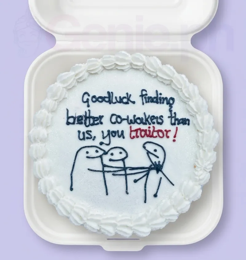 Coworker Farewell Cake