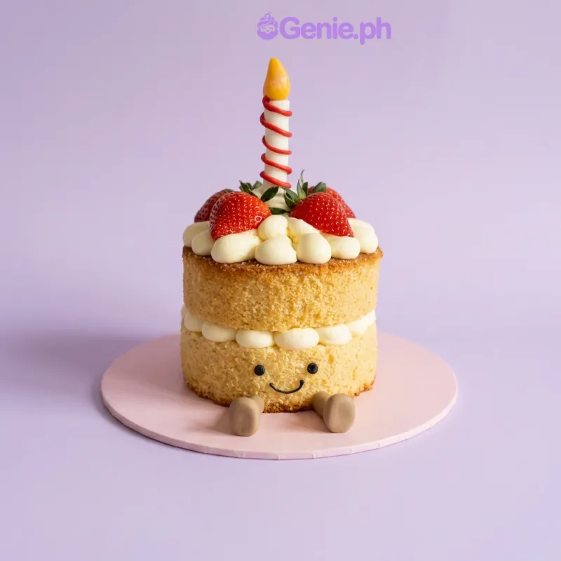 Cute Naked Cake Design