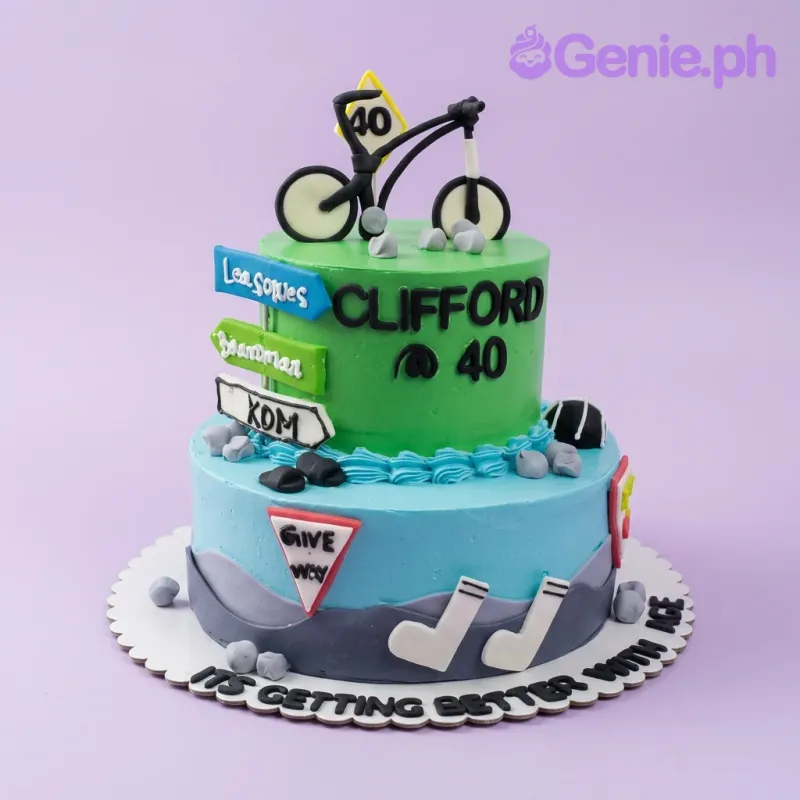 Cycling Bicycle Cake Design