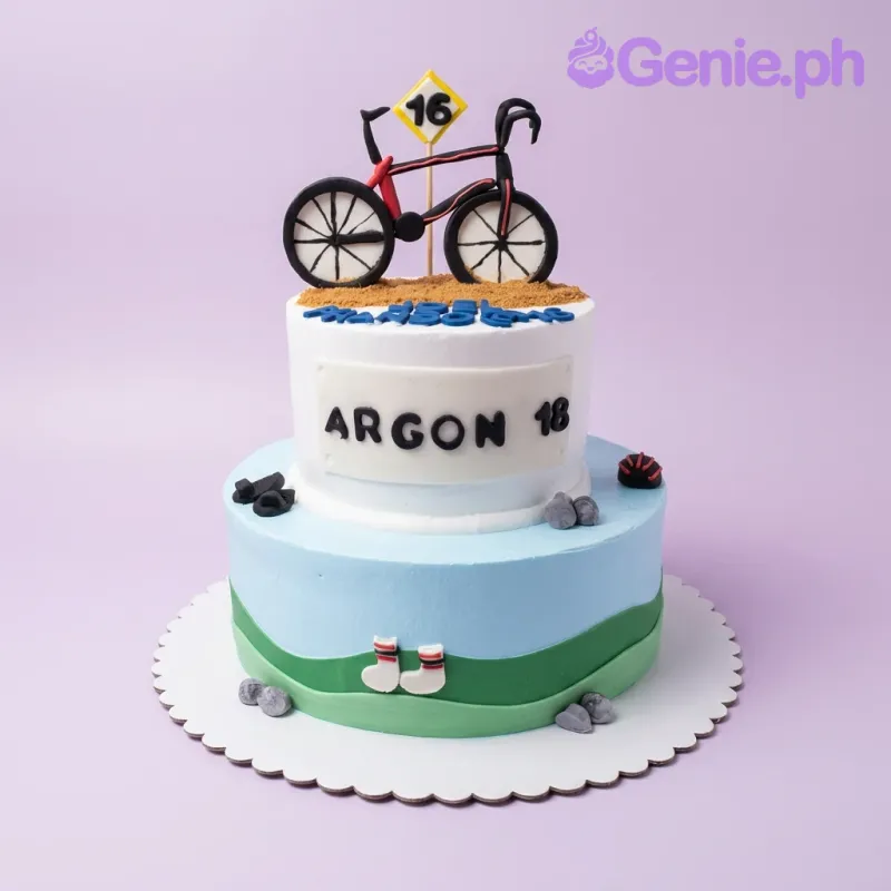 Cycling Bicycle Cake Design