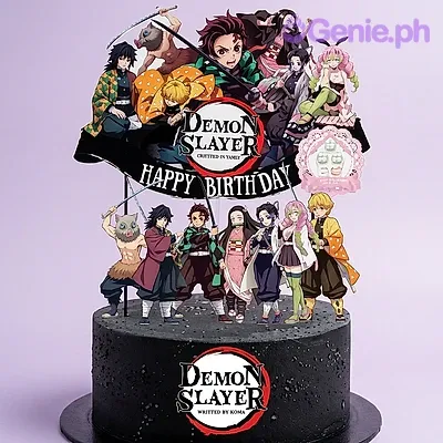 Demon Slayer Kpop Demon Hunters Cake Design