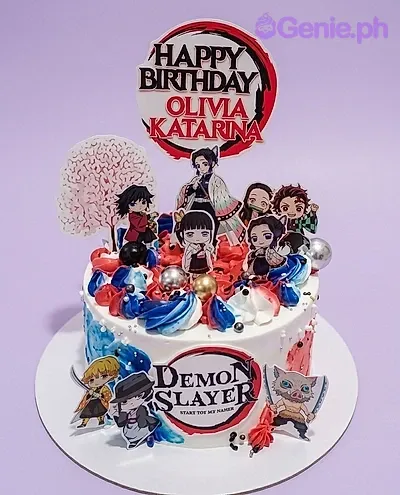 Demon Slayer Anime Cake Design