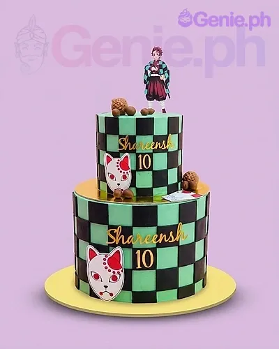 Demon Slayer Kpop Demon Hunters Cake Design