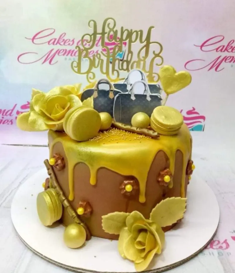 Designer Bag Louis Vuitton Cake Design