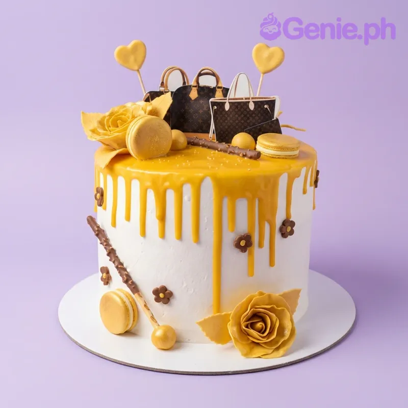 Designer Bag Louis Vuitton Cake Design