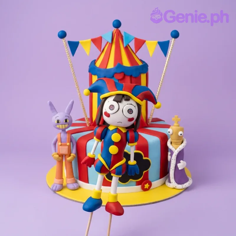 Digital Circus Cake