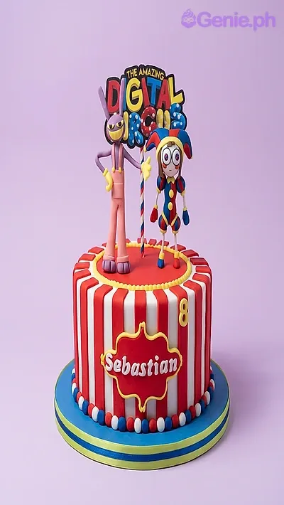 Digital Circus Cake