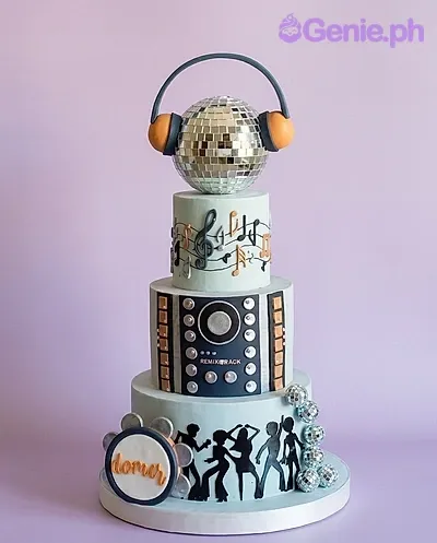 Disco Party Cake