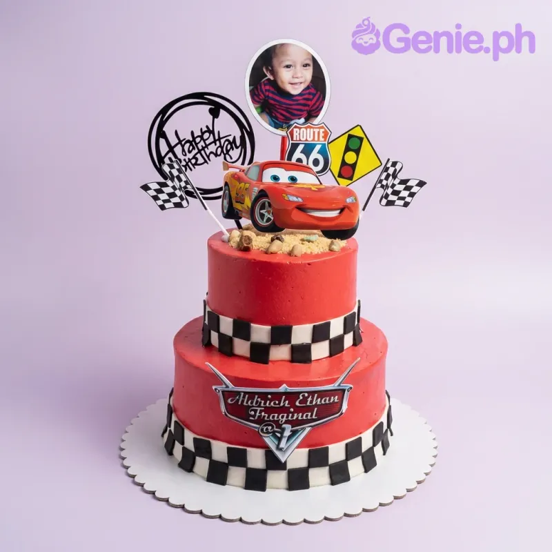 Disney Cars Racing Cake Design