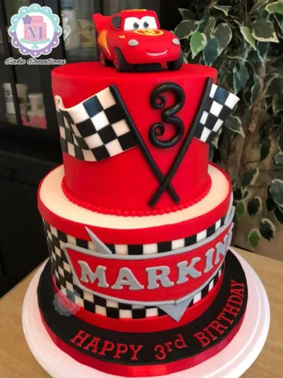 Disney Cars Racing Cake Design