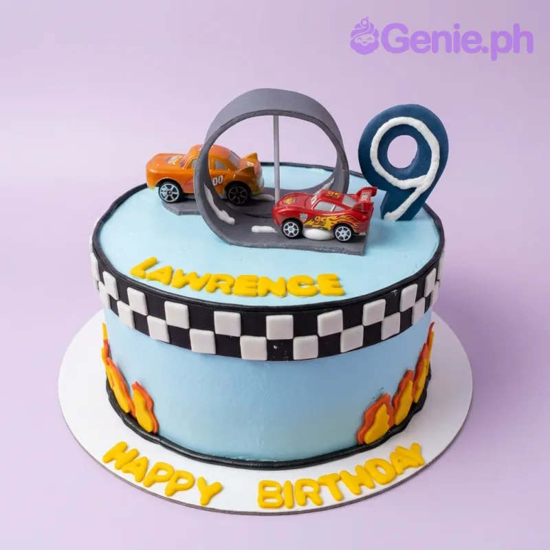 Disney Cars Hotwheels Cake Design