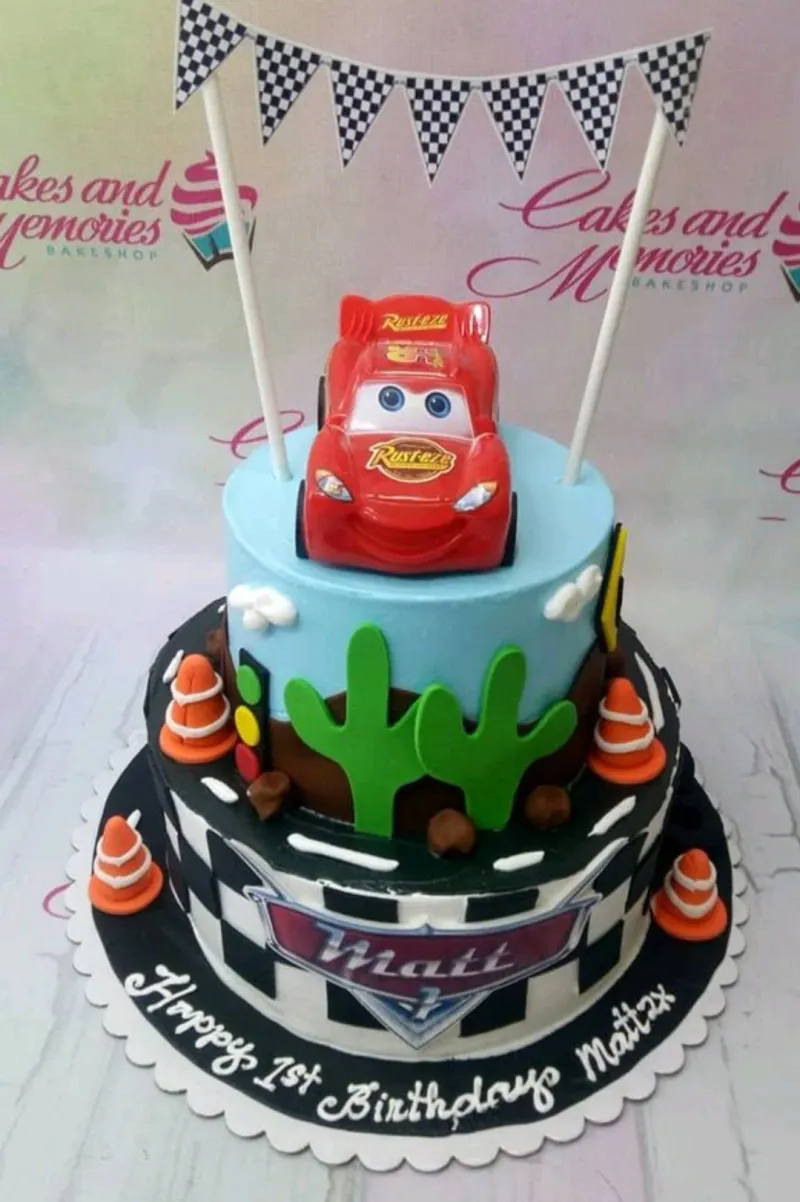 Disney Cars Racing Cake Design
