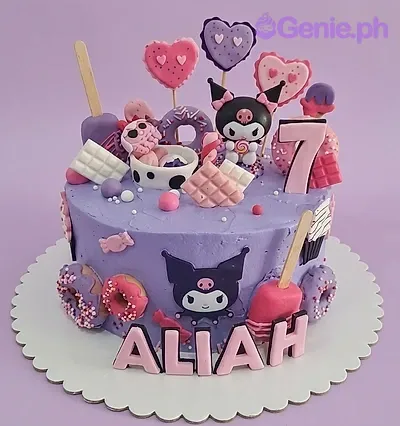 Donut Birthday Lavender Cakes Cake Design