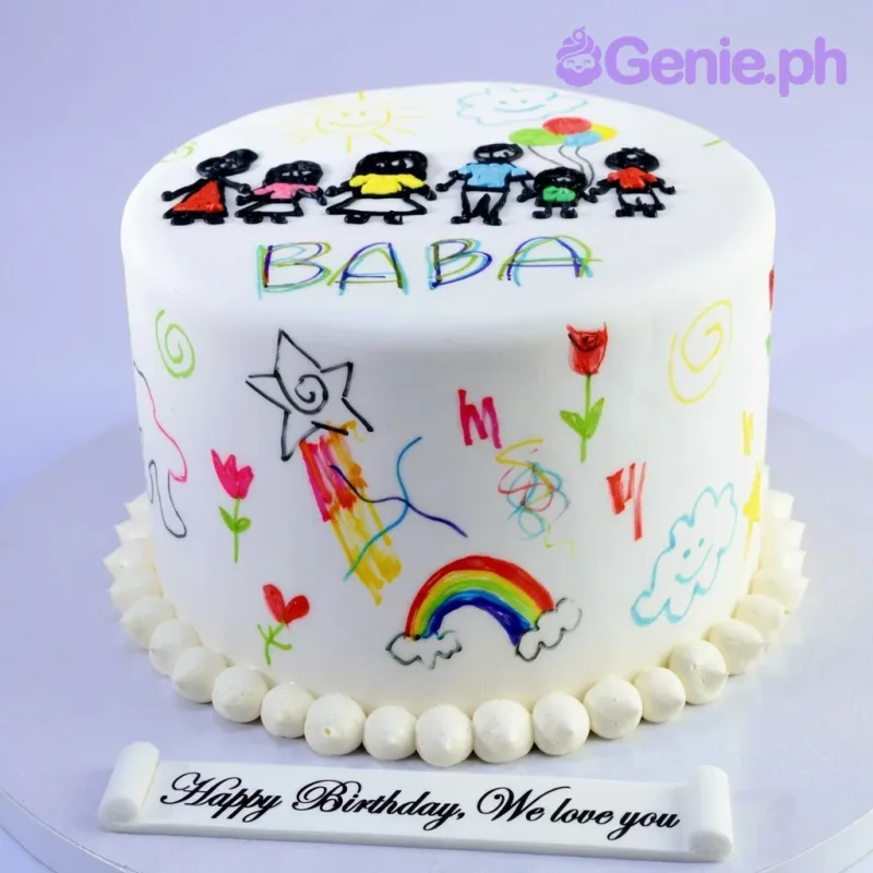 Family Doodle Cake