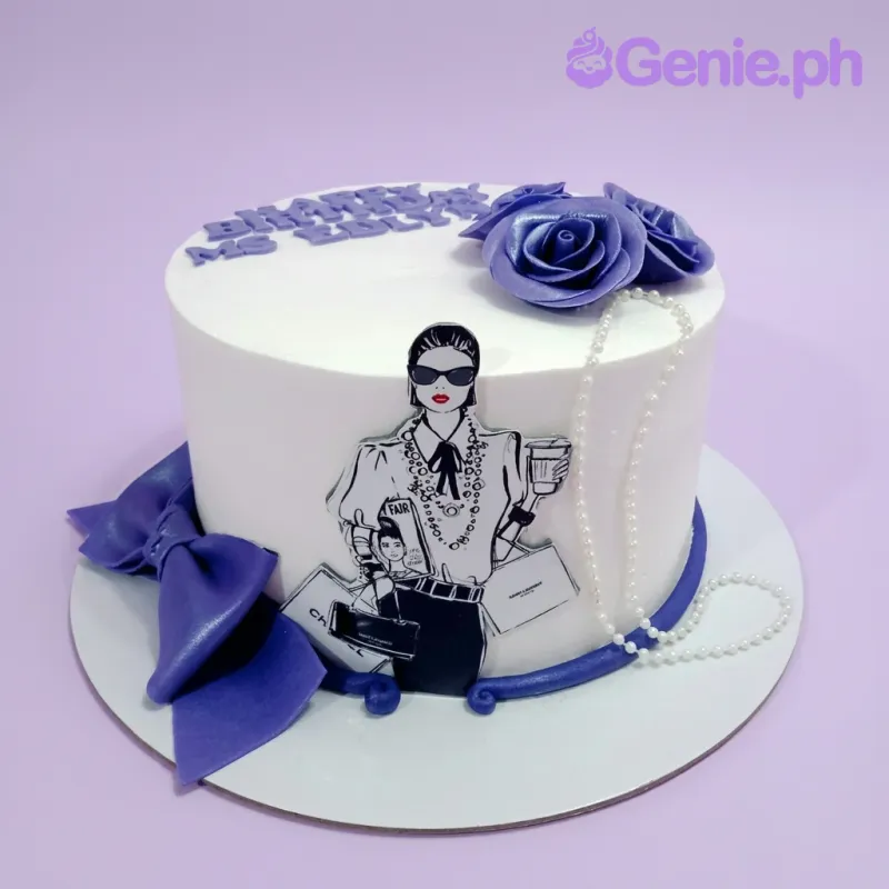 Fashionista Women Cake Design