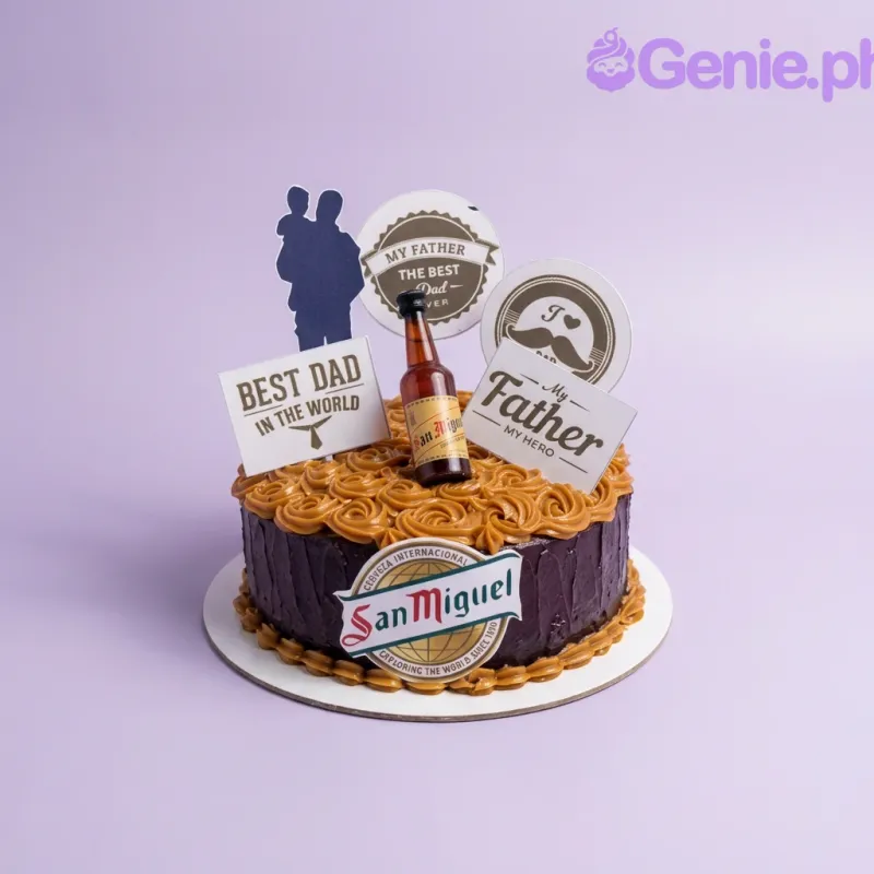 Father's Day Drinks Cake Design