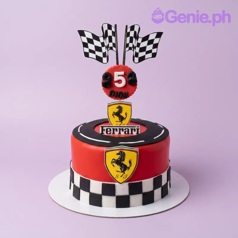 Ferrari Racing Cake