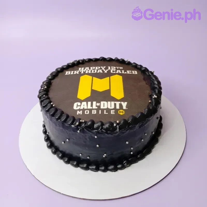Call Of Duty Mobile Motorcycle Cake Design
