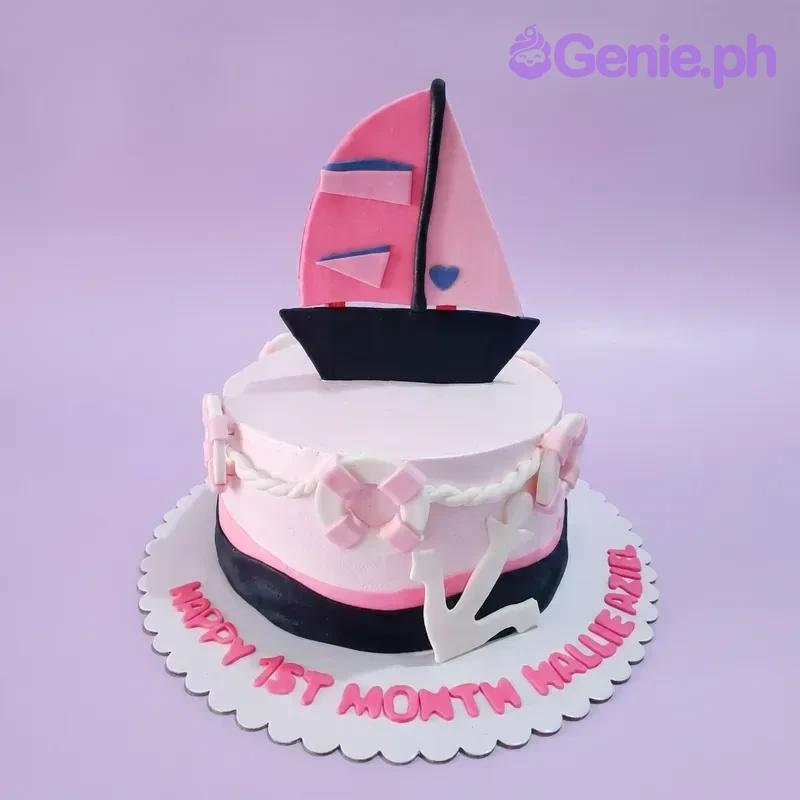 Nautical Sailboat Ninja Cake Design Nautical Sailboat Ninja Cake Design