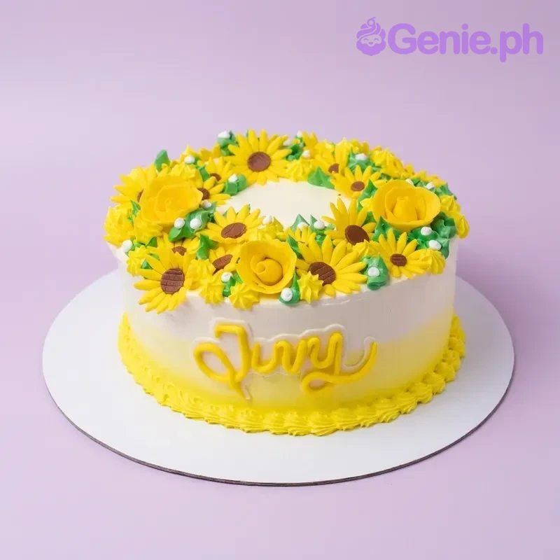 Sunflower Summer Cake Design
