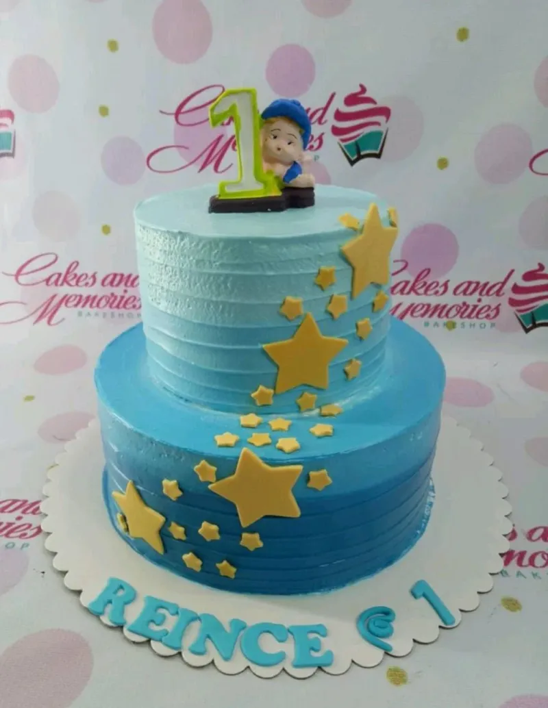 First Birthday Noah's Ark Cake Design