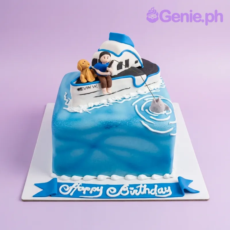 Fishing Boat Cake
