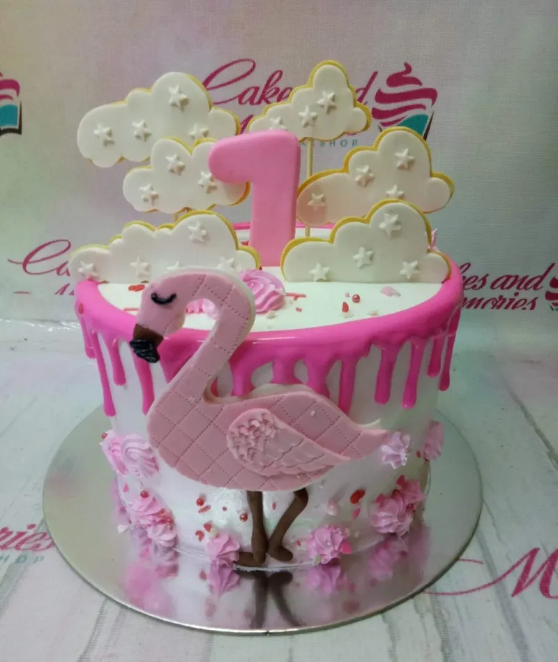 Flamingo Cake