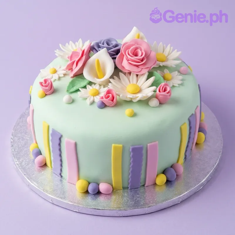 Floral Garden Cake
