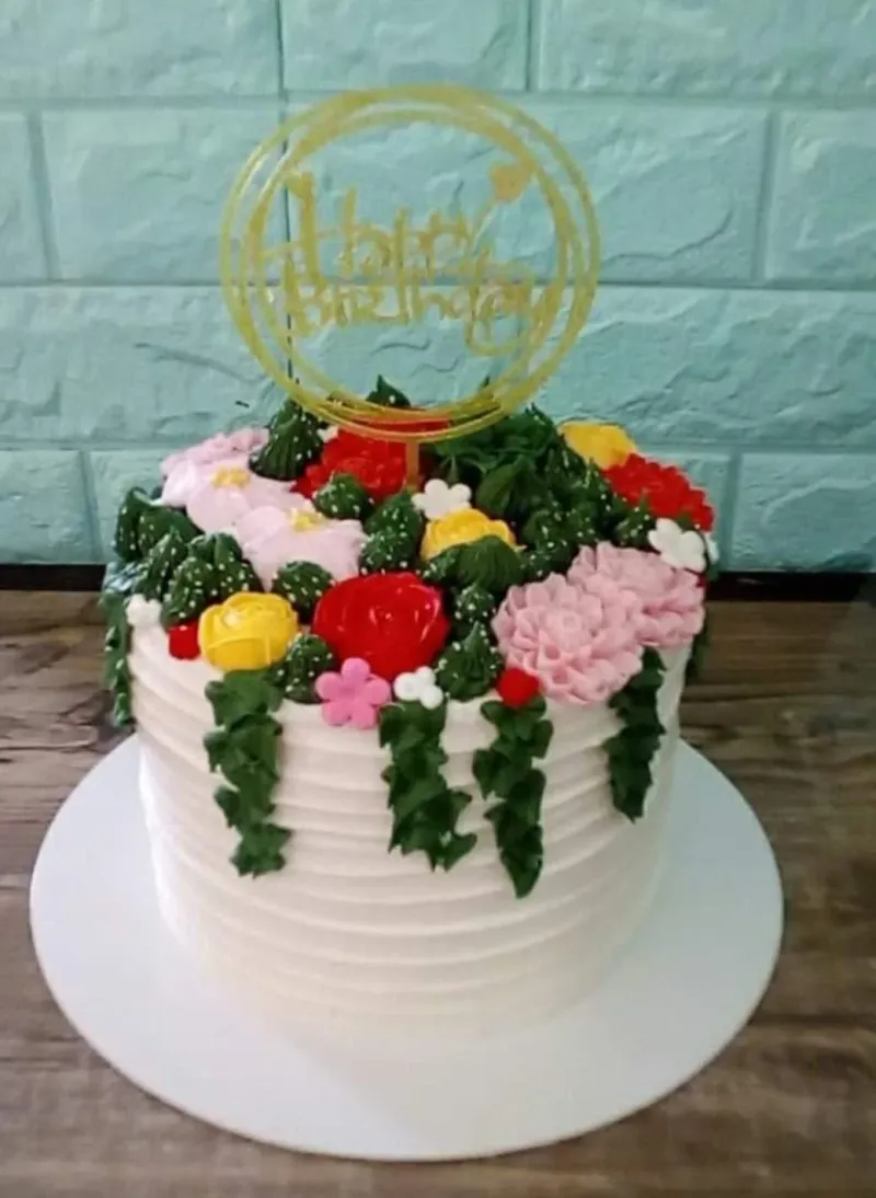 Floral Garden Cake