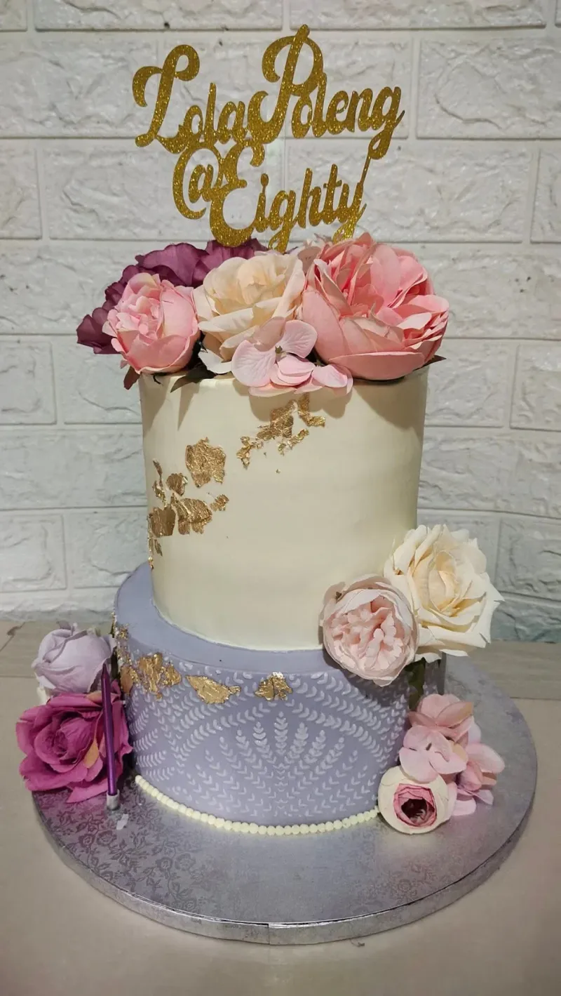 Floral Senior Cake