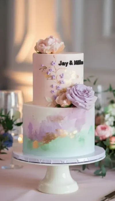 Floral Wedding Cake Floral Wedding Cake
