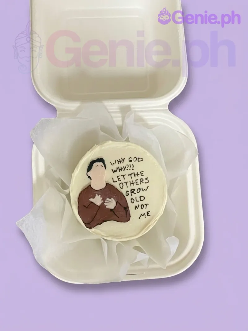 Friends Joey Doodle Cake Design