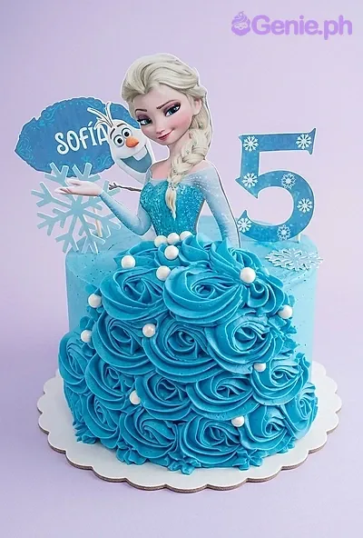 Frozen Elsa Cake