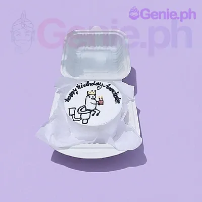 Funny Character Doodle Cake Design