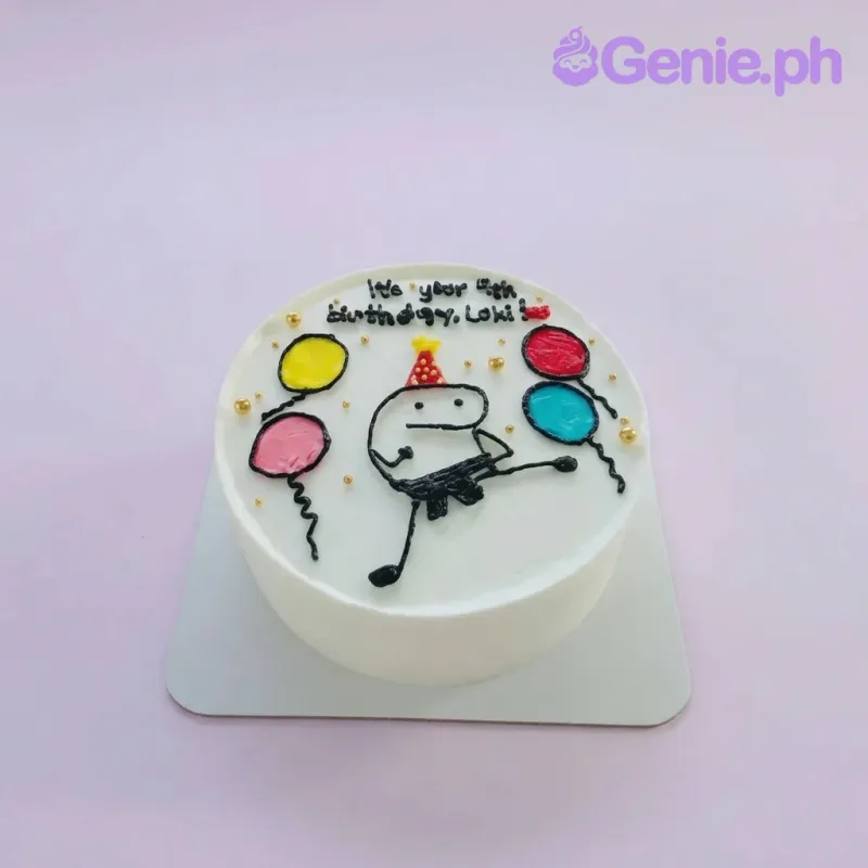 Funny Doodle Cake