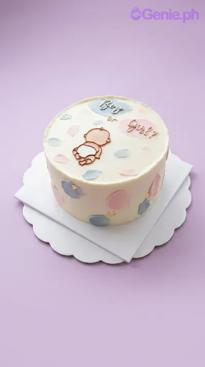 Gender Reveal Cake
