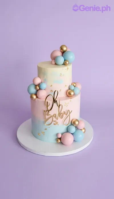Gender Reveal Cake