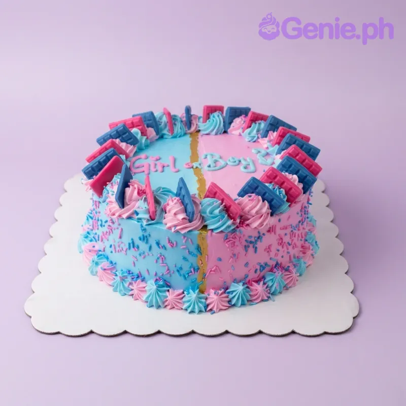 Gender Reveal Cake