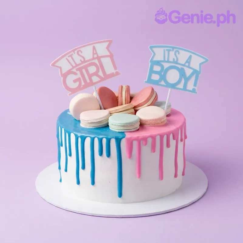 Gender Reveal Cake