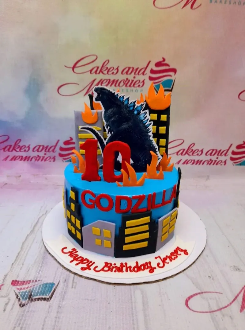 Godzilla Cake