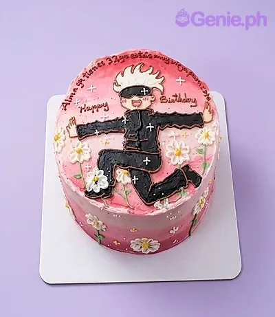 Gojo Satoru Jujutsu Kaisen Cake Design