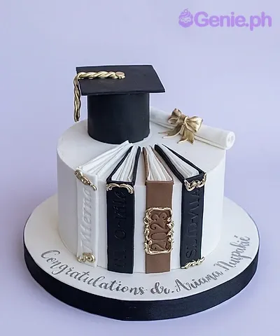 Graduation Books Cake Design