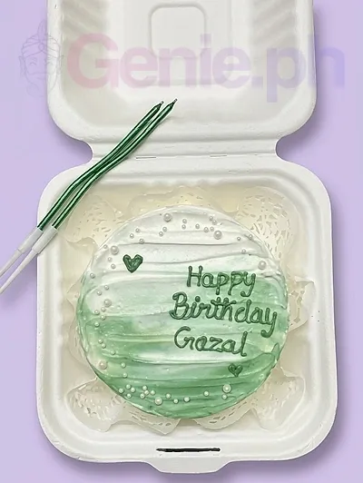 Green Minimalist Cake
