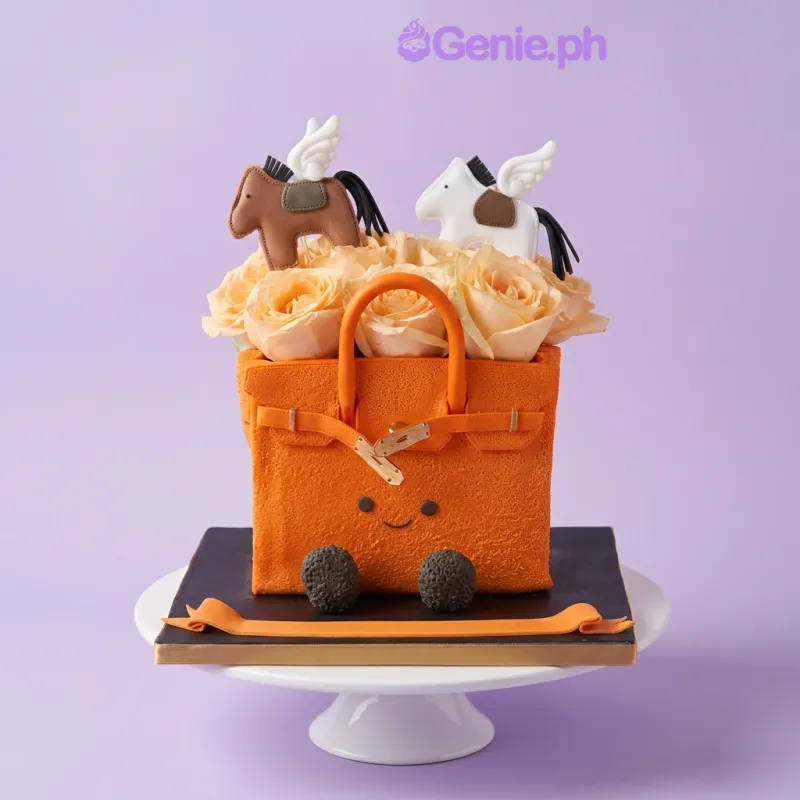 Handbag Horse Cake Design