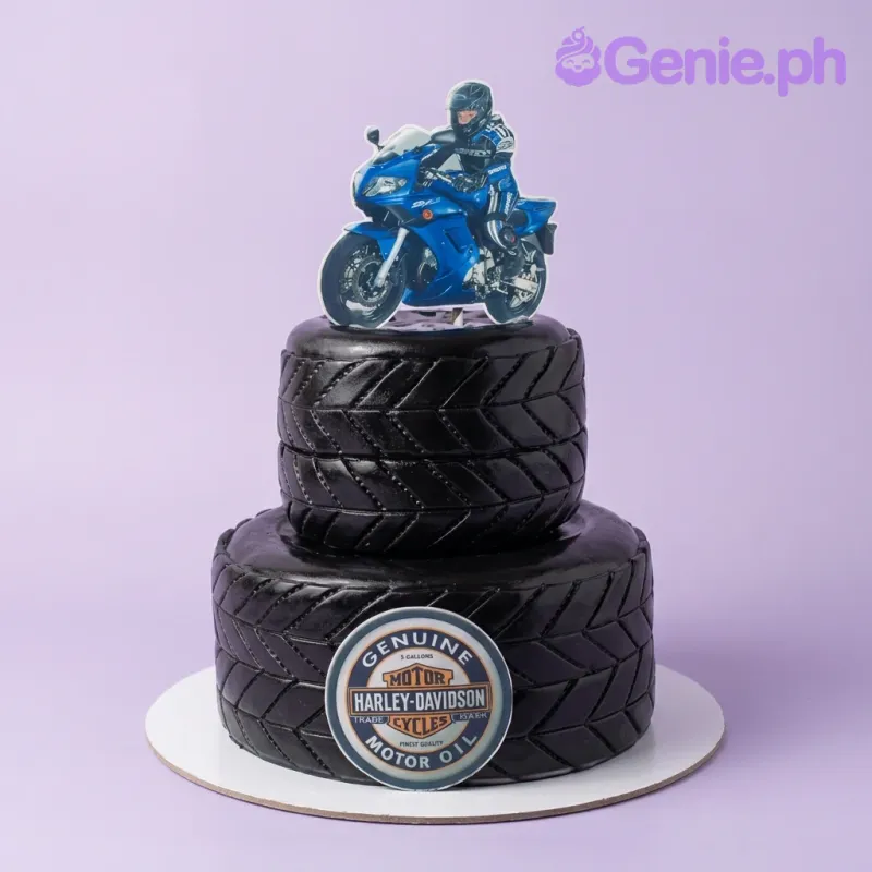 Harley Davidson Motorcycle Cake Design